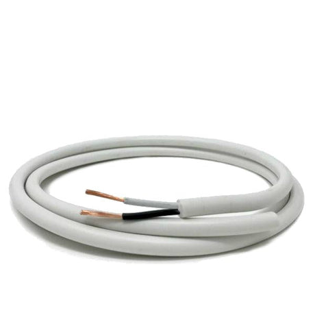 Pendant White Round 2 Conductor Cord- 100 FT. Spool - Nostalgicbulbs.com