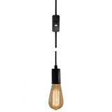 Plug-In Cage Pendant Lamp - 15 ft. Cord and On/Off Switch - Nostalgicbulbs.com