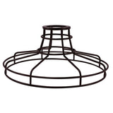 Plug-In Wide Cage Pendant Lamp - 15 ft. Cord and On/Off Switch - Nostalgicbulbs.com