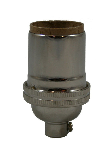 Polished Black Nickel Finish Socket - Nostalgicbulbs.com