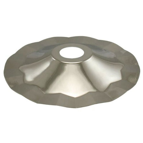 Polished Nickel Finish Metal Lamp Shade - Nostalgicbulbs.com