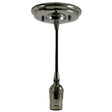 Polished Nickel Pendant Light - Nostalgicbulbs.com