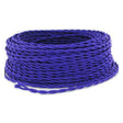 Purple Twisted cloth wire- Per ft. - 18 AWG - Nostalgicbulbs.com