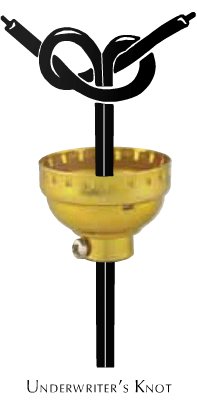 Push Through Gilt Brass Lamp Socket - Nostalgicbulbs.com