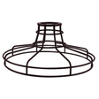 Railroad Shaped Bulb Cage - Large Washer Mount - Bronze - Nostalgicbulbs.com