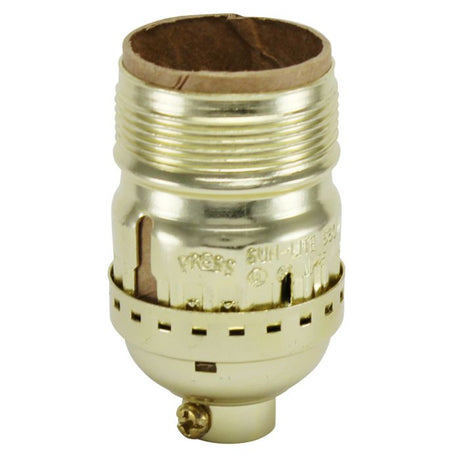 Short Light Socket with UNO Thread - Nostalgicbulbs.com