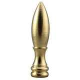 Solid Brass Bullet Finial - 2 in. Length - Nostalgicbulbs.com