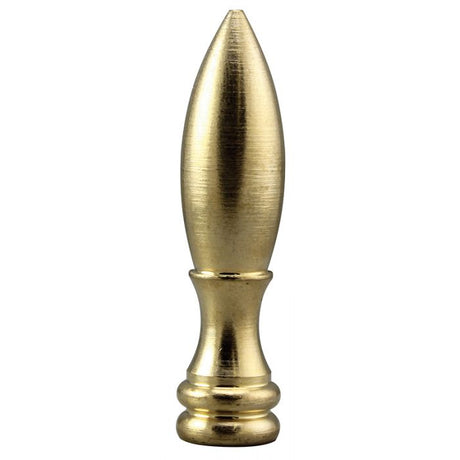 Solid Brass Bullet Finial - 2 in. Length - Nostalgicbulbs.com