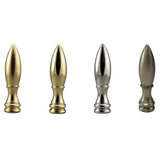 Solid Brass Bullet Finial - 2 in. Length - Nostalgicbulbs.com