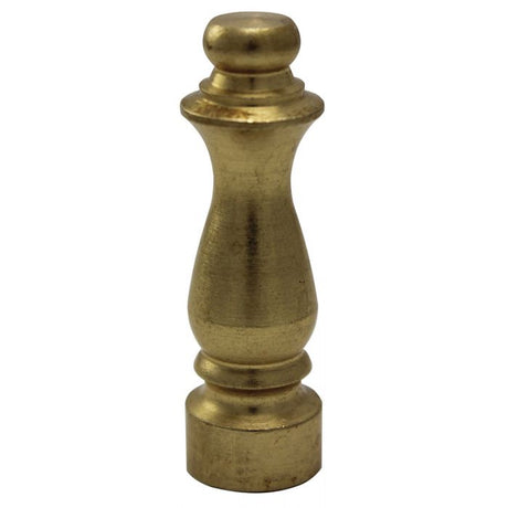 Solid Brass Colonial Finial - 1 1/2 in. Length - Nostalgicbulbs.com