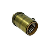 Solid Brass Dimmer Socket - Full Range - Heavy Wall - Antique Brass Finish - Nostalgicbulbs.com