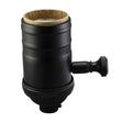 Solid Brass Dimmer Socket - Full Range - Heavy Wall - Black Finish - Nostalgicbulbs.com