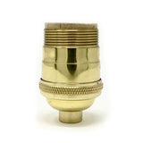 Solid Brass Light Socket with UNO Thread - Nostalgicbulbs.com