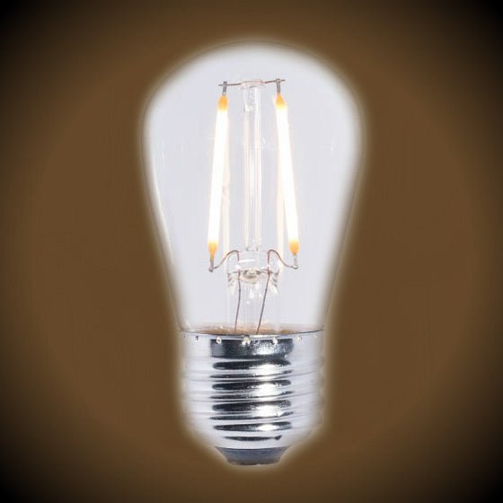 Standard LED Filament S14 Shape Bulb - 2 Watt - Nostalgicbulbs.com