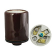 Three Conductor Medium Base Porcelain Socket - Bronze - Nostalgicbulbs.com