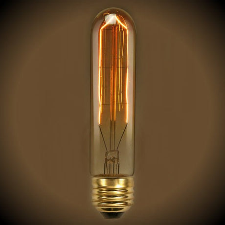 Tubular Vintage Light Bulb - 40 Watt- 5.5 in. Length - Clear - Nostalgicbulbs.com