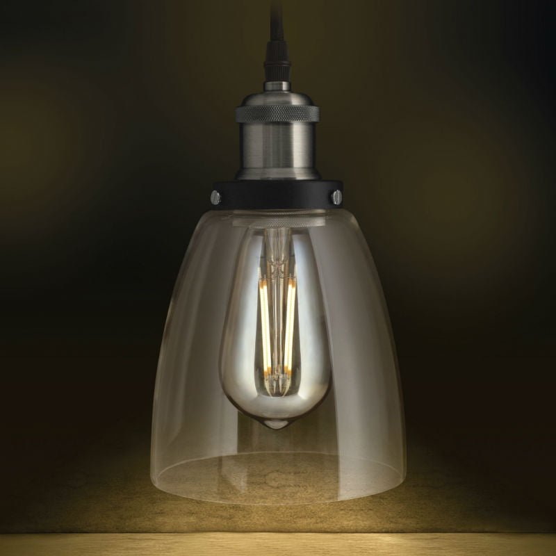 Vintage Clear Glass LED Pendant Lamp - Nostalgicbulbs.com