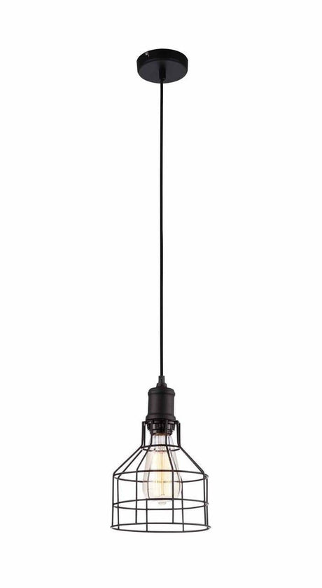 Vintage Industrial 1- Light caged Pendant Light - Nostalgicbulbs.com