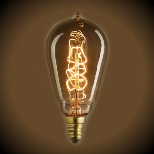 Vintage Nostalgic ST15 Antique Spiral 25 Watts - Nostalgicbulbs.com