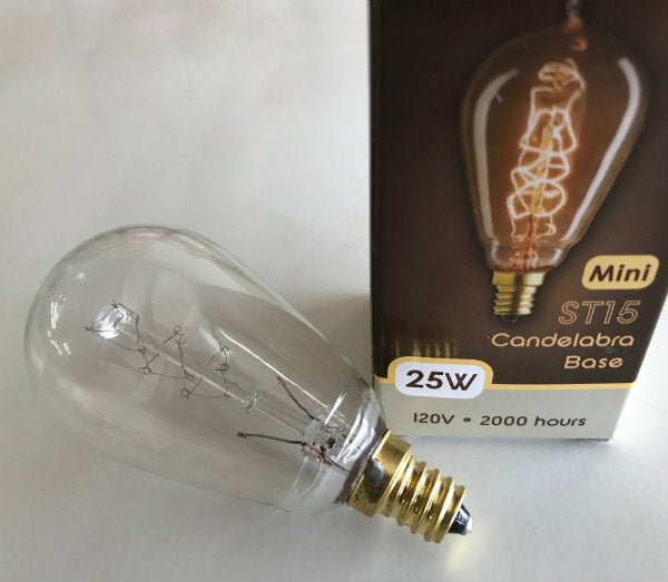 Vintage Nostalgic ST15 Antique Spiral 25 Watts - Nostalgicbulbs.com