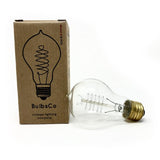 Vintage Spiral Filament A19 Nostalgic Light Bulb - 40 Watt - Clear - Nostalgicbulbs.com