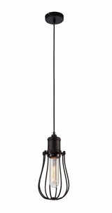 Nostalgic Industrial Closed Cage Pendant Light - Nostalgicbulbs.com