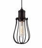 Nostalgic Industrial Closed Cage Pendant Light - Nostalgicbulbs.com